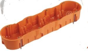 4-vietė pogipsinė mont. dėžutė su sraigtais Halogen free, 45mm, Pawbol, vnt